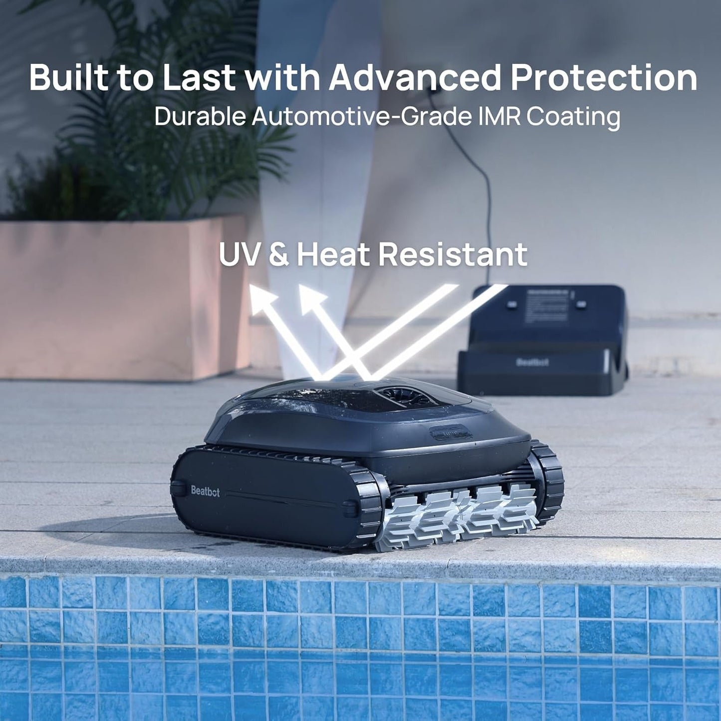 SmartPoolCleanerPro AquaSense 2 Robotic Pool Cleaner + iSkim Ultra Robotic Pool Skimmer