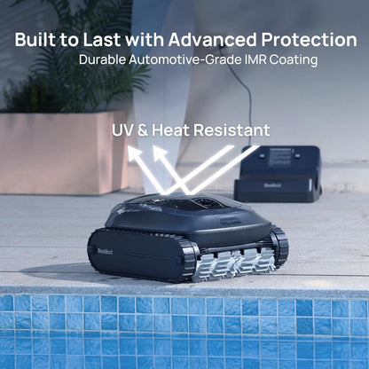 SmartPoolCleanerPro AquaSense 2 Robotic Pool Cleaner + iSkim Ultra Robotic Pool Skimmer