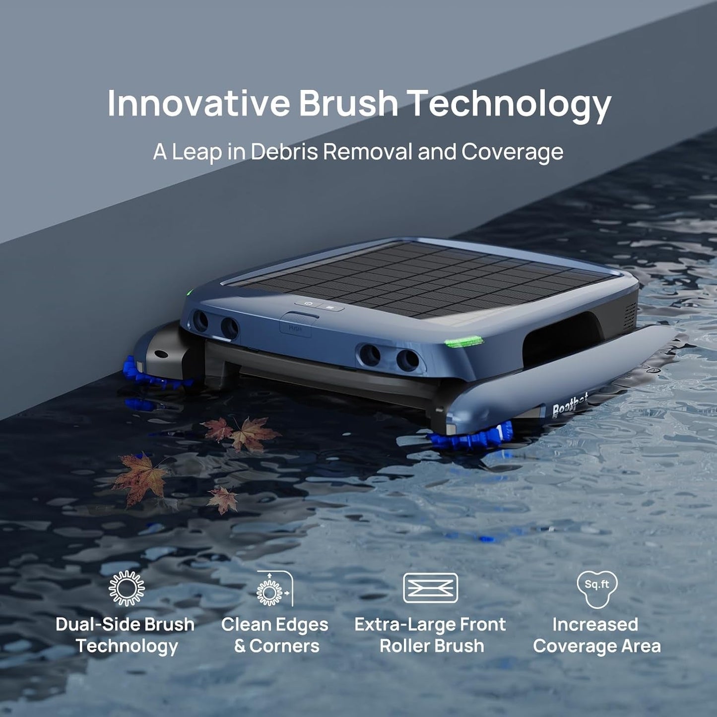 SmartPoolCleanerPro AquaSense 2 Robotic Pool Cleaner + iSkim Ultra Robotic Pool Skimmer