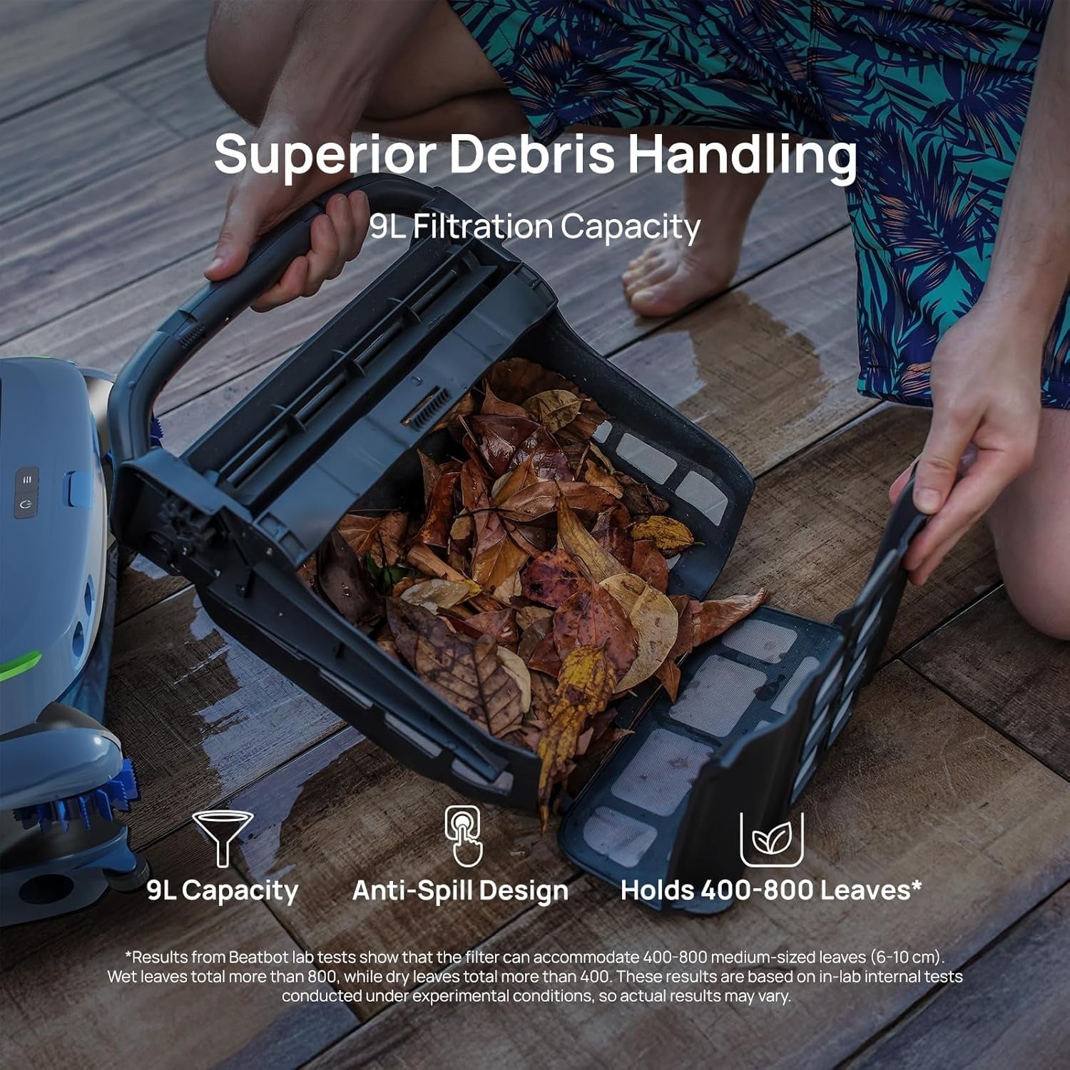 SmartPoolCleanerPro AquaSense 2 Robotic Pool Cleaner + iSkim Ultra Robotic Pool Skimmer