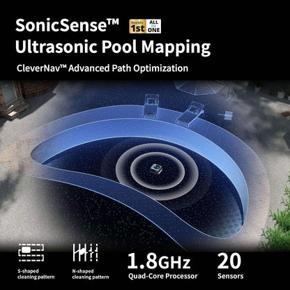 SmartPoolCleanerPro AquaSense Pro Robotic Pool Cleaner