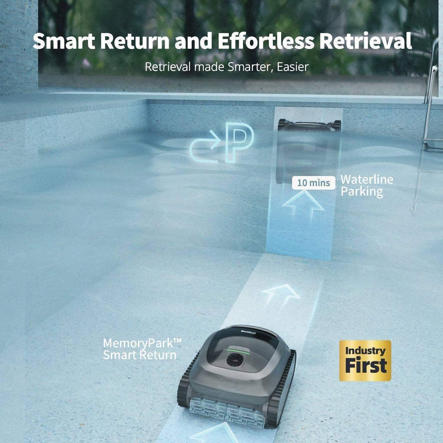 SmartPoolCleanerPro AquaSense Robotic Pool Cleaner