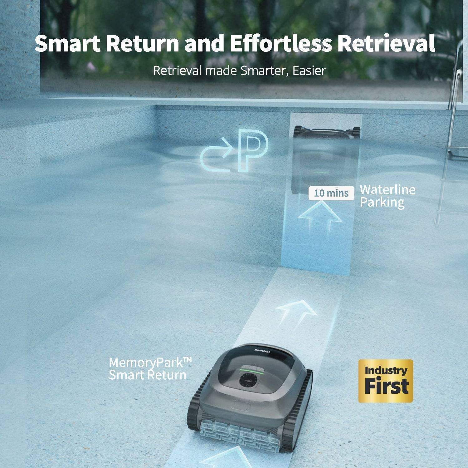 SmartPoolCleanerPro AquaSense Robotic Pool Cleaner